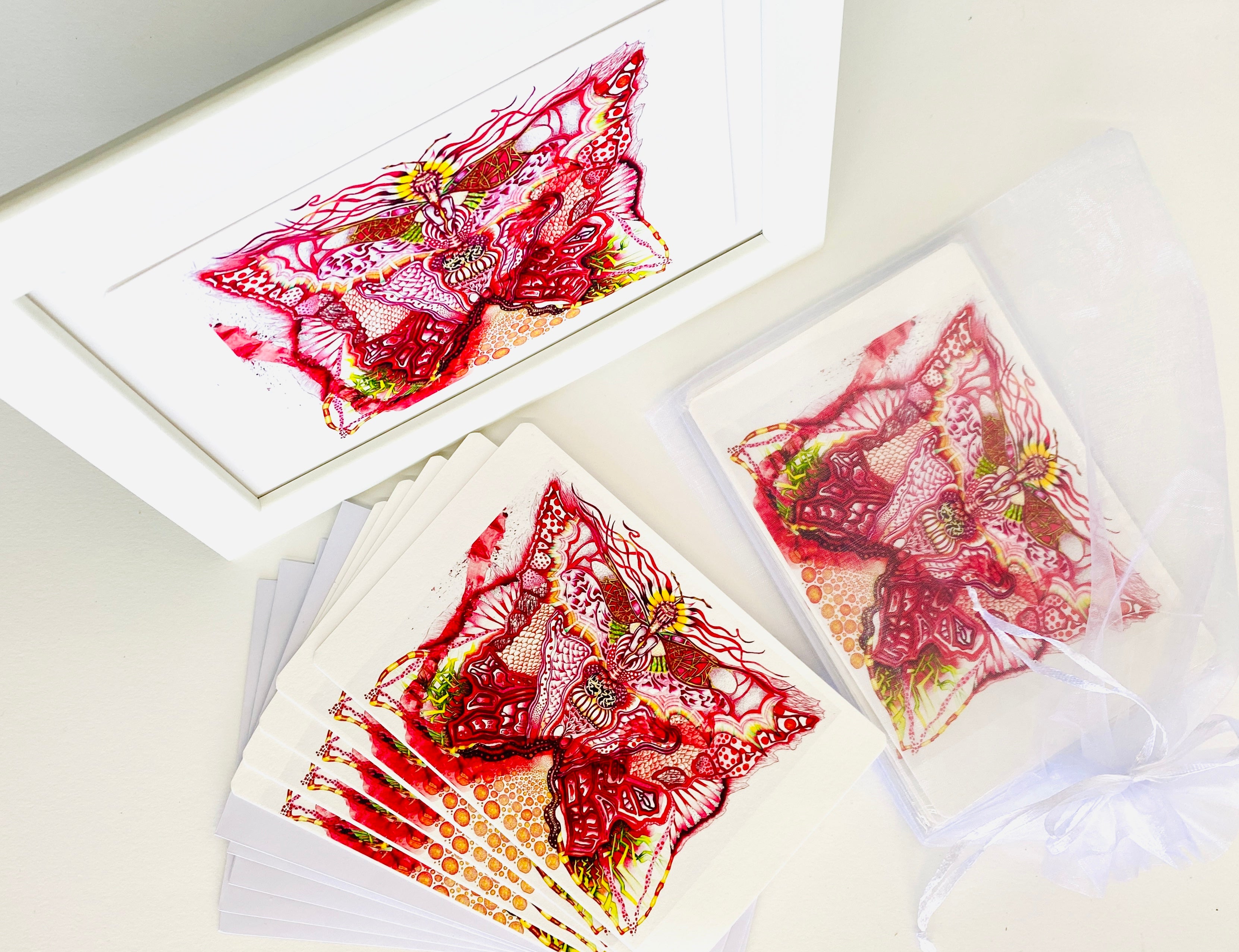 The Peony Papillon-Set of five