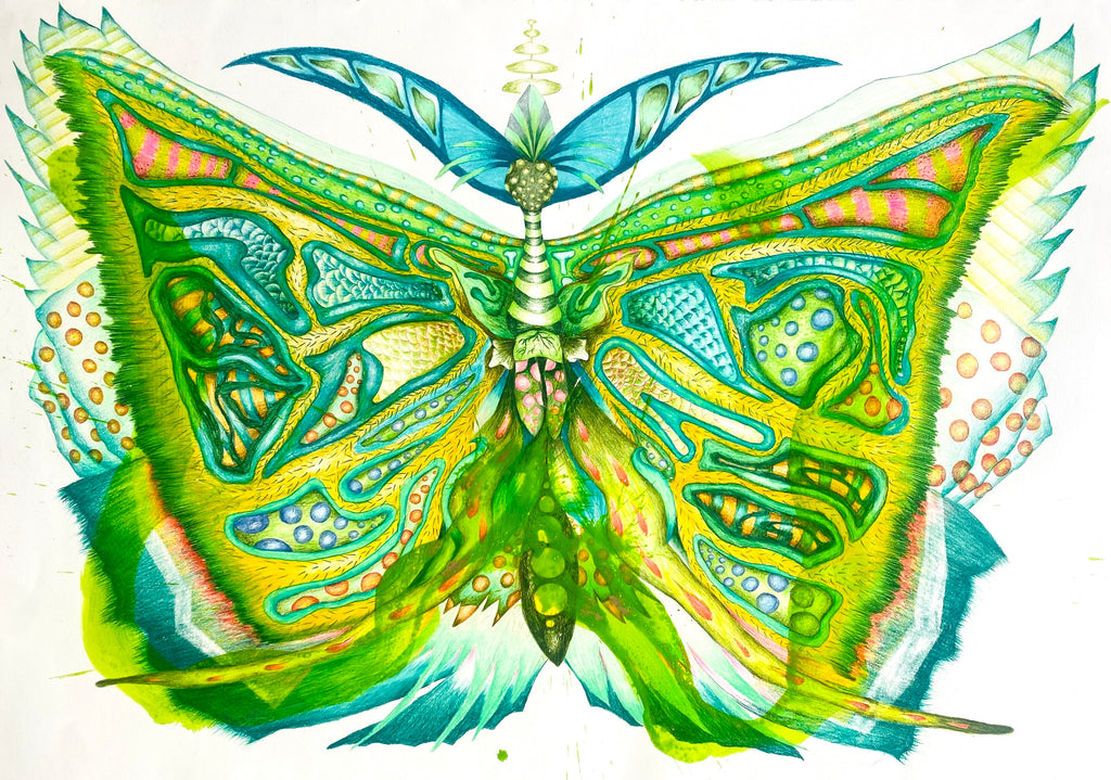 The Emerald Moth giclèe print