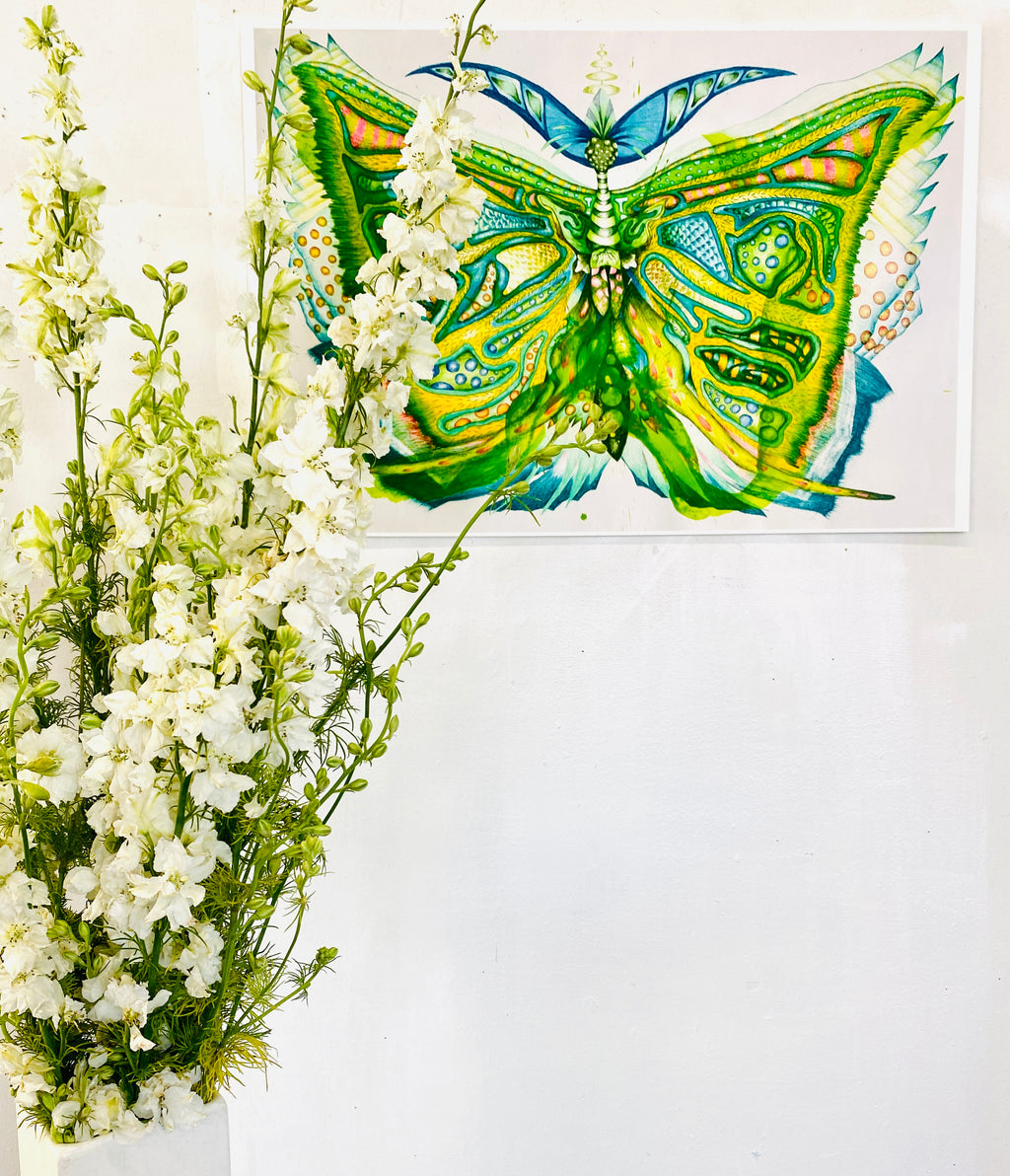 The Emerald Moth giclèe print